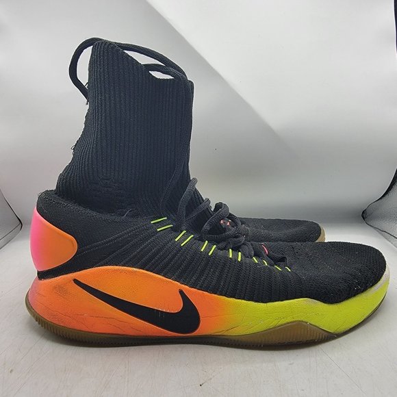Nike Hyperdunk 2016 Flyknit Unlimited Mens 7 Multicolor Sneaker Shoes BasketBall